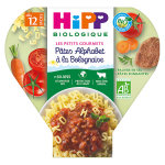 Hipp bio les petits gourmets assiette ptes alphabet  la bolognaise + 12m 230g