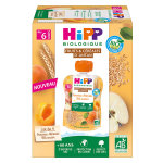 Hipp fruits et crales pommes abricots bl ancien + 6m gourdes 4 x 90g