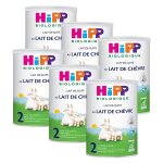 Hipp lait 2 ch�vre d�s 6 � 10 mois 400g lot de 6
