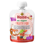Holle gourde yaourt fruity fox pomme banane + 8m bio 85g