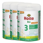 Holle lait de suite 3 au lait de chvre + 10m 800g - lot de 3