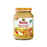 Holle petit pot pomme pche bio + 4m 190g