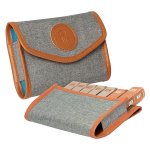 Plic care pilulier hebdomadaire slim tissus gris
