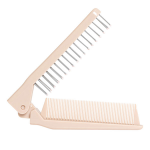 Horizane sant - peigne brosse  cheveux pliable beige - compact & pratique