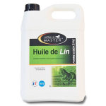 Huile de lin horse master matiere premiere alimentation cheval solution buvable 5l