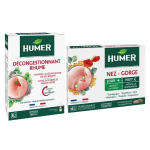 Humer dcongestionnant rhume spray nasal 20ml + nez et gorge jour et nuit 15 comprims
