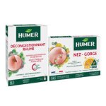 Humer d�congestionnant rhume spray nasal 20ml + nez et gorge jour et nuit 15 comprim�s