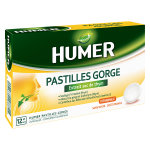 Humer pastilles gorge thym go�t orange 24 pastilles