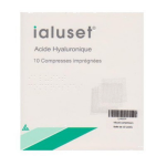 Ialuset compresses � l'acide hyaluronique boite de 10