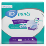 Id pants incontinence sous vêtement absorbant maxi taille l 10 protections Id pants incontinence sous vêtement absorbant maxi taille l 10 protections