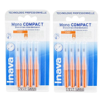 Inava brossettes 1. 2mm mono compact espaces troits orange 4 units - lot de 2