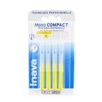 Inava brossettes 1mm mono compact espaces Étroits jaune 4 unités Inava brossettes 1mm mono compact espaces Étroits jaune 4 unités