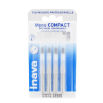 Inava brossettes 2. 6mm mono compact gris espaces tres larges 4 unités Inava brossettes 2. 6mm mono compact gris espaces tres larges 4 unités