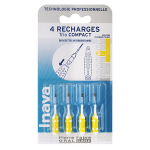 Inava brossettes 3 recharges �troits 1mm jaune