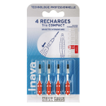 Inava brossettes 3 recharges trio compact / flex iso4 1, 5 mm rouge Inava brossettes 3 recharges trio compact / flex iso4 1, 5 mm rouge