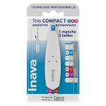Inava brossettes trio compact 1. 4. 5 espaces larges et etroits 6 recharges