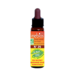 Inebios fleur de bach n�25 red chestnut - marronnier rouge bio 10ml