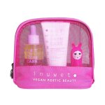 Inuwet art of skincare trousse travel glow rose'n love
