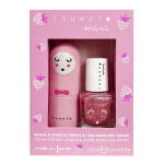 Inuwet coffret duo baume � l�vres et vernis � l'eau - fraise 3, 5g + 5ml