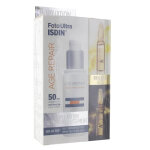 Isdin coffret foto ultra age repair fusion fluid spf50 + 50ml + 2 ampoules offertes