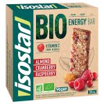 Isostar energy barre nergtique amandes cranberry et framboise bio 3 x 30g