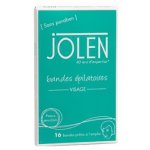 Jolen 16 bandes epilatoires visage Jolen 16 bandes epilatoires visage