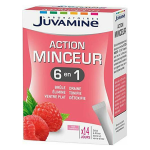 Juvamine action minceur 6 actions got framboise 14 sticks