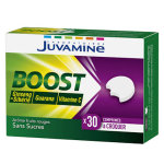 Juvamine boost vitamine c ginseng guarana 30 comprims  croquer