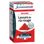 Juvamine cholestérol levure de riz rouge 30 comprimés Juvamine cholestérol levure de riz rouge 30 comprimés