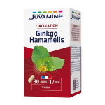 Juvamine circulation ginkgo hamamélis 30 gélules Juvamine circulation ginkgo hamamélis 30 gélules
