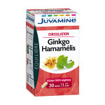 Juvamine circulation ginkgo hamamlis 30 glules