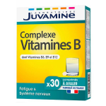 Juvamine complexe vitamines b, fatigue nerveuse, 30 glules