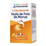 Juvamine d�fenses immunitaires huile de foie de morue 30 g�lules