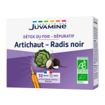 Juvamine d�puratif - d�toxifiant radis noir artichaut 10 ampoules