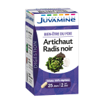 Juvamine bien etre du foie artichaut radis noir 50 glules