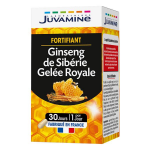 Juvamine fortifiant ginseng de sib�rie gel�e royale 30 g�lules
