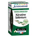 Juvamine kératine et sélénium 30 gélules Juvamine kératine et sélénium 30 gélules