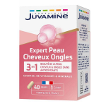 Juvamine peau cheveux ongles force + beaut 40 glules