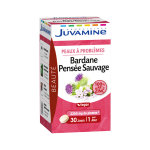 Juvamine peaux � probl�mes bardane pens�es sauvages 30 comprim�s
