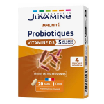 Juvamine probiotiques vitamine d immunité 20 gélules gastro - résistantes Juvamine probiotiques vitamine d immunité 20 gélules gastro - résistantes