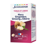 Juvamine tonifiant sexuel maca gingembre ginseng de sib�rie 40 comprim�s