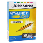 Juvamine vitamine d 2000 ui 20 ampoules Juvamine vitamine d 2000 ui 20 ampoules