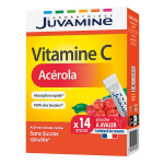 Juvamine vitamine c acerola 14 sticks orodispersibles  avaler