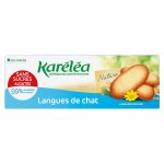 Karla biscuits sans sucres ajouts langues de chat 100g