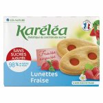 Karéléa biscuits sans sucres ajoutés lunettes fraise 175g Karéléa biscuits sans sucres ajoutés lunettes fraise 175g