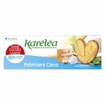 Karéléa biscuits sans sucres ajoutés palmiers coco 100g Karéléa biscuits sans sucres ajoutés palmiers coco 100g