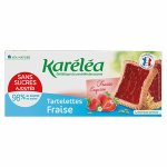 Karla biscuits sans sucres ajouts tartelettes fraise exquise 145g