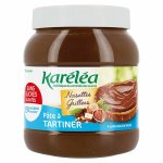 Karla chocolat sans sucres ajouts pte  tartiner noisettes cacao 750g