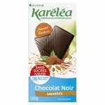 Karla chocolat sans sucres ajouts tablette chocolat noir amandes 150g