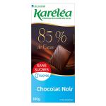 Kar�l�a chocolat sans sucres tablette chocolat noir 85% cacao 100g